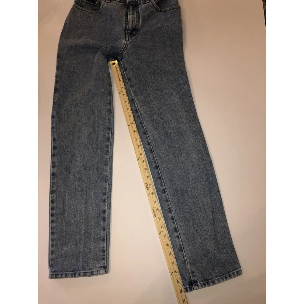 New York Jeans Mid Rise Denim Women's Size 4 Average Blue Cotton Medium‎ Wash